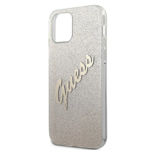 Kup Etui Guess GUHCP12SPCUGLSGO Apple iPhone 12 mini auriu/gold hardcase Glitter Gradient Script - GUE861GLD - {ean13} - Sklep Home Screen