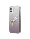 Kup Guess Apple Tasche GUHCP12SPCUGLSPI iPhone 12 mini rosa/rosa Hartschale Glitter Gradient Script - GUE862PNK - {ean13} - Sklep Home Screen