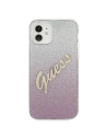 Kup Guess Apple Tasche GUHCP12SPCUGLSPI iPhone 12 mini rosa/rosa Hartschale Glitter Gradient Script - GUE862PNK - {ean13} - Sklep Home Screen