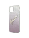Kup Guess Apple Tasche GUHCP12SPCUGLSPI iPhone 12 mini rosa/rosa Hartschale Glitter Gradient Script - GUE862PNK - {ean13} - Sklep Home Screen