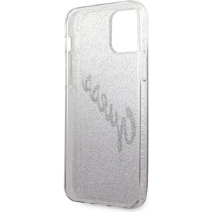 Buy Guess GUHCP12SPCUGLSPI Apple iPhone 12 mini pink hardcase Glitter Gradient Script - GUE862PNK - {ean13} - Home Screen Store Europe