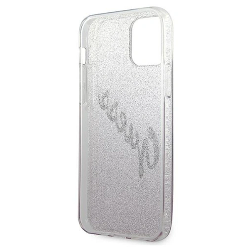 Kup Guess Apple Tasche GUHCP12SPCUGLSPI iPhone 12 mini rosa/rosa Hartschale Glitter Gradient Script - GUE862PNK - {ean13} - Sklep Home Screen