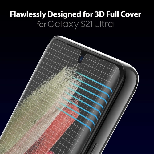 Kup Whitestone Dome Samsung Gehärtetes Glas mit UV-Kleber Glas Galaxy S21 Ultra [2 PACK] - WSD044 - {ean13} - Sklep Home Screen