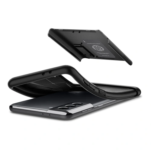 Kup Etui Spigen Slim Armor Samsung Galaxy S21+ Plus Black - SPN1462BLK - {ean13} - Sklep Home Screen
