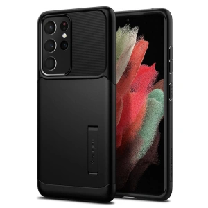 Buy Spigen Slim Armor Samsung Galaxy S21 Ultra Black - SPN1465BLK - {ean13} - Home Screen Store Europe