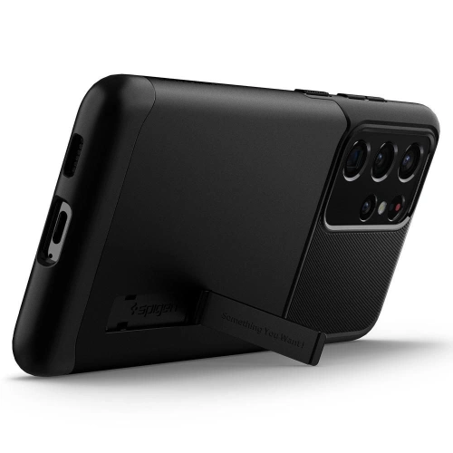 Kup Etui Spigen Slim Armor Samsung Galaxy S21 Ultra Black - SPN1465BLK - {ean13} - Sklep Home Screen