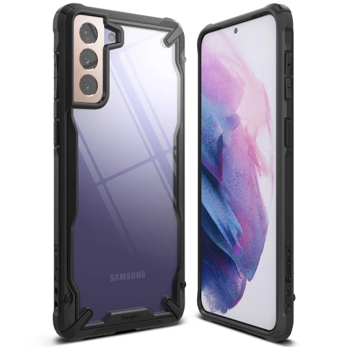 Kup Case Ringke Fusion-X Samsung Galaxy S21+ Plus Schwarz - RGK1339BLK - {ean13} - Sklep Home Screen