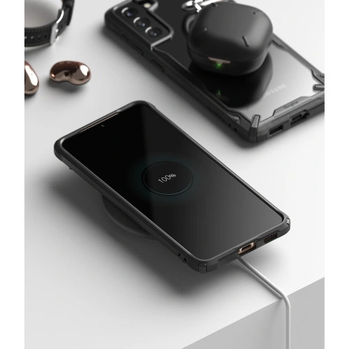 Kup Etui Ringke Fusion-X Samsung Galaxy S21+ Plus Fekete - RGK1339BLK - {ean13} - Sklep Home Screen