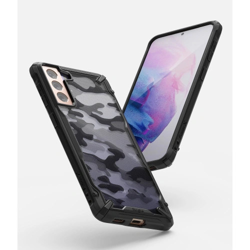 Kup Etui Ringke Fusion-X Design Samsung Galaxy S21+ Plus Camo (Moro) Fekete - RGK1340CAM - {ean13} - Sklep Home Screen
