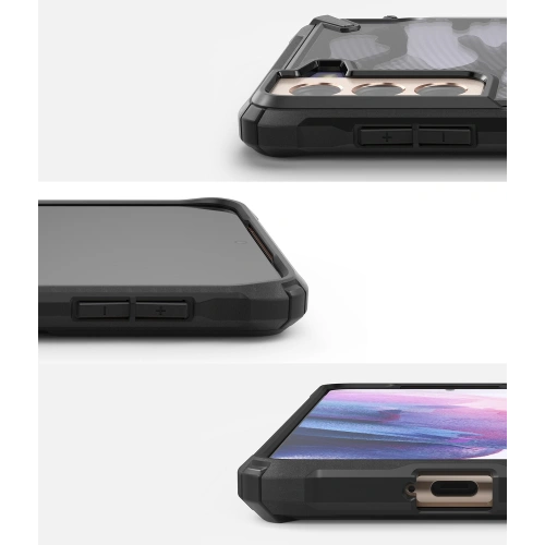 Kup Etui Ringke Fusion-X Design Samsung Galaxy S21+ Plus Camo (Moro) Fekete - RGK1340CAM - {ean13} - Sklep Home Screen