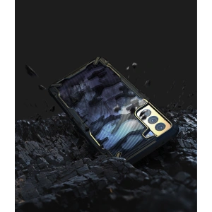 Kup Etui Ringke Fusion-X Design Samsung Galaxy S21+ Plus Camo (Moro) Black - RGK1340CAM - {ean13} - Sklep Home Screen