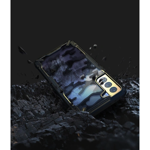 Kup Etui Ringke Fusion-X Design Samsung Galaxy S21+ Plus Camo (Moro) Fekete - RGK1340CAM - {ean13} - Sklep Home Screen