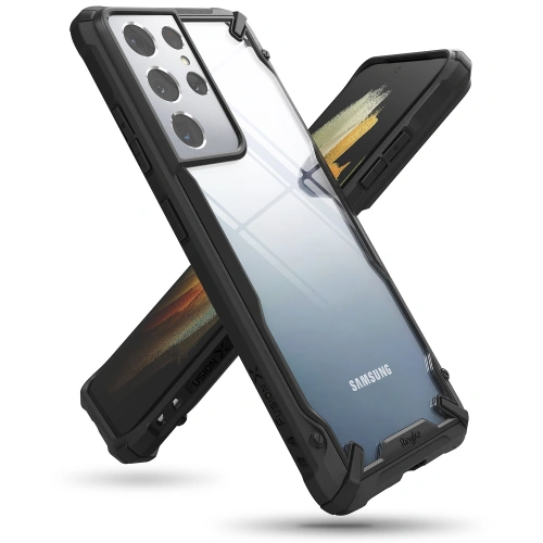 Kup Case Ringke Fusion-X Samsung Galaxy S21 Ultra Schwarz - RGK1343BLK - {ean13} - Sklep Home Screen