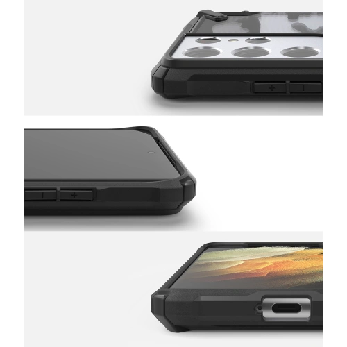 Buy Ringke Fusion-X Design Samsung Galaxy S21 Ultra Camo (Moro) Black - RGK1344CAM - {ean13} - Home Screen Store Europe