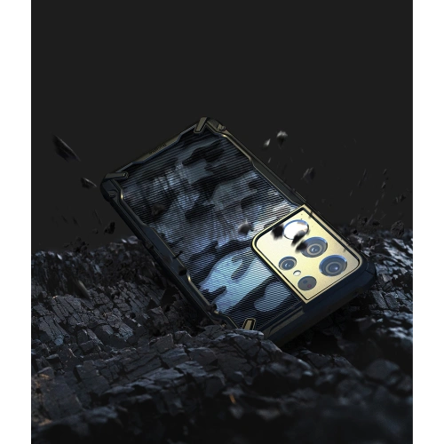 Kup Etui Ringke Fusion-X Design Samsung Galaxy S21 Ultra Camo (Moro) černé - RGK1344CAM - {ean13} - Sklep Home Screen