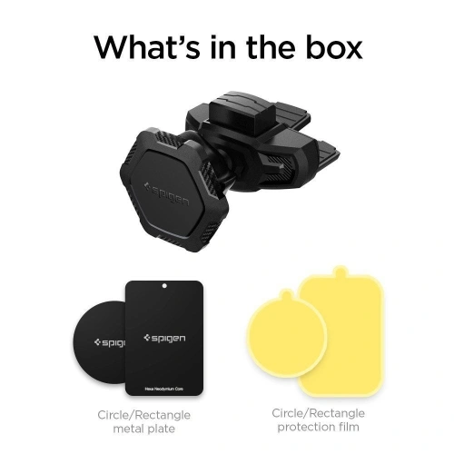 Kup Uchwyt auto Spigen QS24 Magnetic CD Car Mount Holder - SPN1468 - {ean13} - Sklep Home Screen