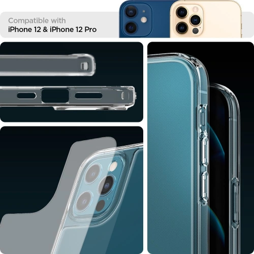 Buy Spigen Quartz Hybrid Apple iPhone 12/12 Pro Matte Clear - SPN1472MCL - {ean13} - Home Screen Store Europe