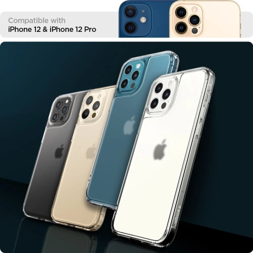 Kup Etui Spigen Quartz Hybrid Apple iPhone 12/12 Pro Matně čiré - SPN1472MCL - {ean13} - Sklep Home Screen