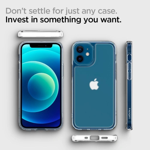 Kup Case Spigen Quartz Hybrid Apple iPhone 12 mini Mattklar - SPN1473MCL - {ean13} - Sklep Home Screen