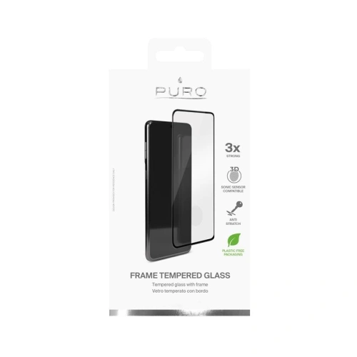 Kup Szkło hartowane PURO Frame Tempered Glass Samsung Galaxy S21+ Plus (czarne) - PUR392BLR - {ean13} - Sklep Home Screen