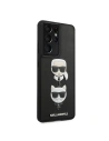 Kup Etui Karl Lagerfeld KLHCS21LSAKICKCBK Samsung Galaxy S21 Ultra fekete/black hardcase Saffiano Ikonik Karl&Choupette Head - KLD441BLK - {ean13} - Sklep Home Screen