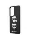 Kup Etui Karl Lagerfeld KLHCS21LSAKICKCBK Samsung Galaxy S21 Ultra fekete/black hardcase Saffiano Ikonik Karl&Choupette Head - KLD441BLK - {ean13} - Sklep Home Screen