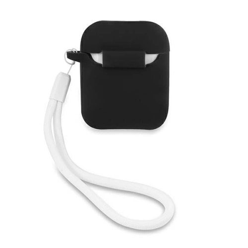 Kup Etui Guess GUACA2LSVSBW Apple AirPods kryt černobílý/black white silikonový vintage - GUE864BLKWHT - {ean13} - Sklep Home Screen