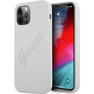 Buy Guess GUHCP12LLSVSCR Apple iPhone 12 Pro Max cream hardcase Script Vintage - GUE865CRM - {ean13} - Home Screen Store Europe