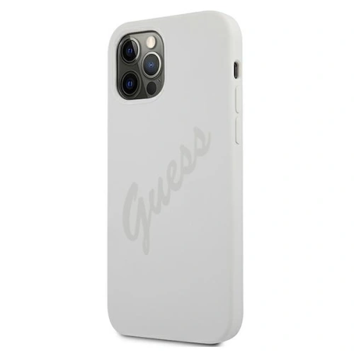 Buy Guess GUHCP12LLSVSCR Apple iPhone 12 Pro Max cream hardcase Script Vintage - GUE865CRM - {ean13} - Home Screen Store Europe