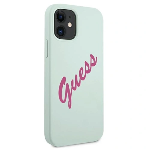 Kup Etui Guess GUHCP12SLSVSBF Apple iPhone 12 mini albastru fucsia/blue fuchsia hardcase Silicon Vintage - GUE866BLUFKS - {ean13} - Sklep Home Screen