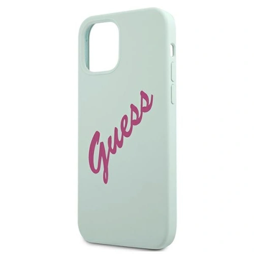 Kup Etui Guess GUHCP12SLSVSBF Apple iPhone 12 mini albastru fucsia/blue fuchsia hardcase Silicon Vintage - GUE866BLUFKS - {ean13} - Sklep Home Screen