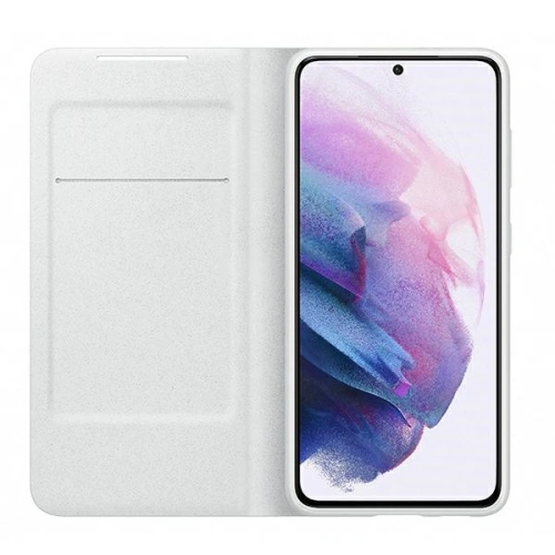Kup Etui Samsung Galaxy S21+ Plus EF-NG996PJ jasno szary/light gray LED View Cover - SMG325GRY - {ean13} - Sklep Home Screen