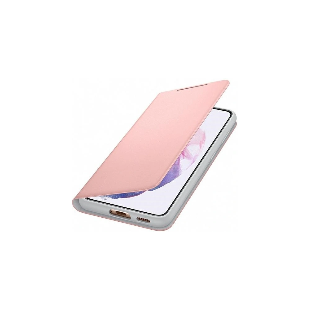 Etui Samsung Galaxy S21+ Plus EF-NG996PP różowy/pink LED View Cover