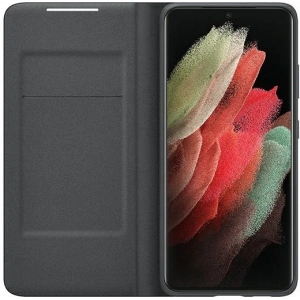 Buy Samsung Galaxy S21 Ultra EF-NG998PB black LED View Cover - SMG328BLK - {ean13} - Home Screen Store Europe