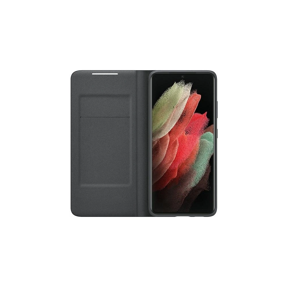 Etui Samsung Galaxy S21 Ultra EF-NG998PB czarny/black LED View Cover