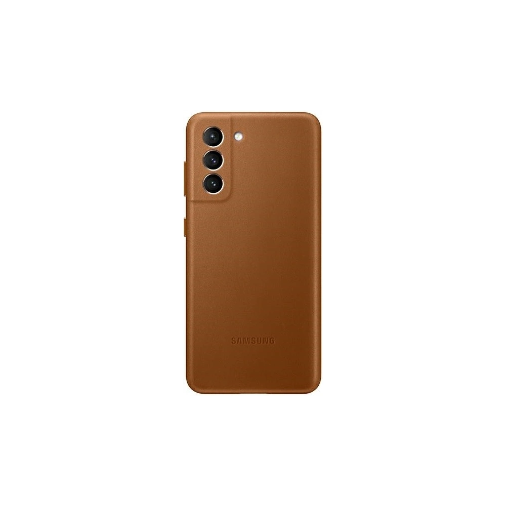 Etui Samsung Galaxy S21 EF-VG991LA brązowy/brown Leather Cover