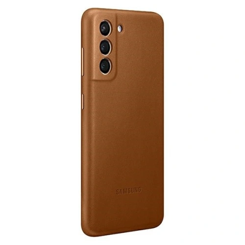 Kup Etui Samsung Galaxy S21+ Plus EF-VG996LA brązowy/brown Leather Cover - SMG353BR - {ean13} - Sklep Home Screen