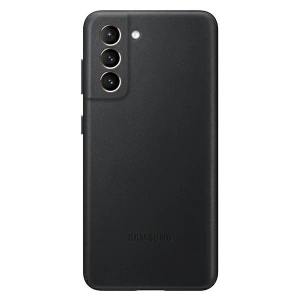 Kup Etui Samsung Galaxy S21+ Plus EF-VG996LB czarny/black Leather Cover - SMG354BLK - {ean13} - Sklep Home Screen