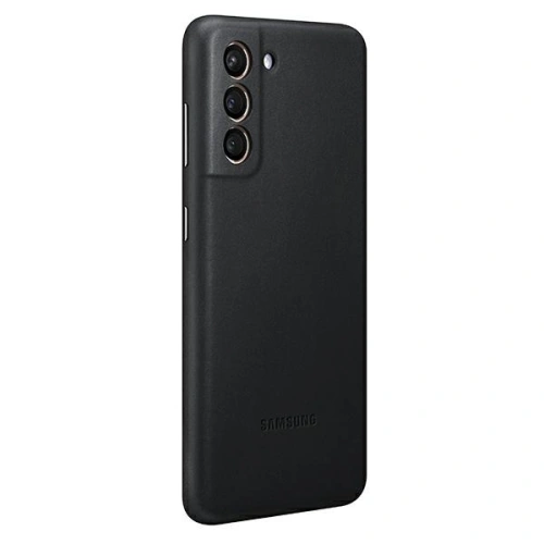 Buy Samsung Galaxy S21+ Plus EF-VG996LB black Leather Cover - SMG354BLK - {ean13} - Home Screen Store Europe