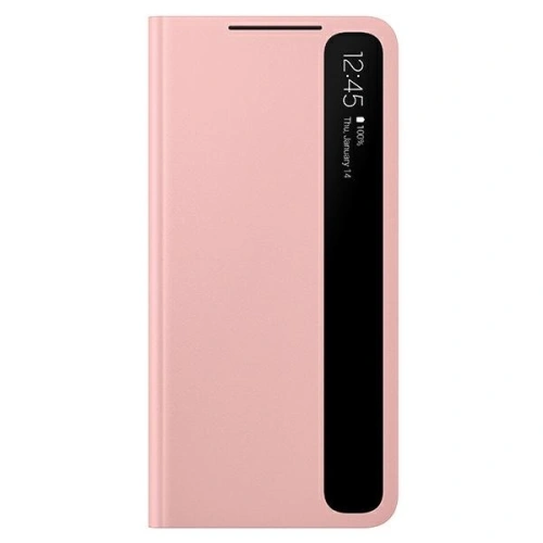 Kup Etui Samsung Galaxy S21 EF-ZG991CP różowy/pink Clear View Cover - SMG359PNK - {ean13} - Sklep Home Screen