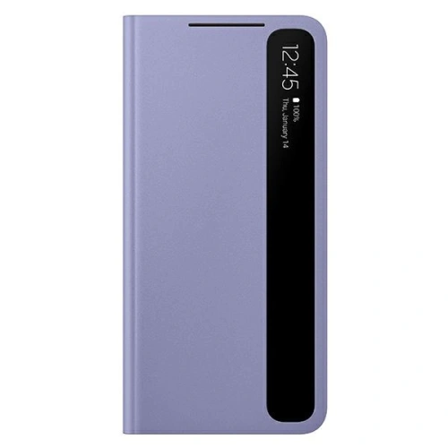 Kup Etui Samsung Galaxy S21 EF-ZG991CV fialový/violet Clear View Cover - SMG360PRP - {ean13} - Sklep Home Screen