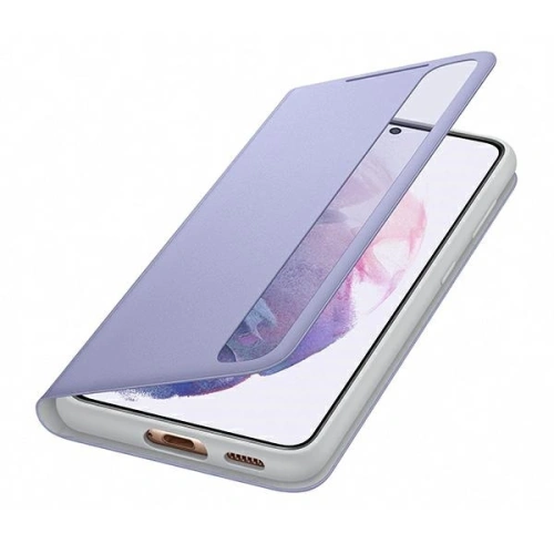 Kup Etui Samsung Galaxy S21 EF-ZG991CV fialový/violet Clear View Cover - SMG360PRP - {ean13} - Sklep Home Screen