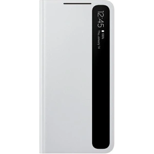 Kup Etui Samsung Galaxy S21+ Plus EF-ZG996CJ jasno szary/light gray Clear View Cover - SMG362GRY - {ean13} - Sklep Home Screen