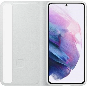 Samsung Gehäuse Galaxy S21+ Plus EF-ZG996CJ hellgrau/hellgrau Klarsichthülle