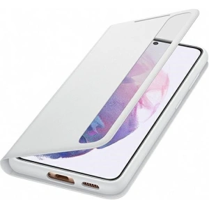 Kup Etui Samsung Galaxy S21+ Plus EF-ZG996CJ jasno szary/light gray Clear View Cover - SMG362GRY - {ean13} - Sklep Home Screen