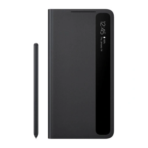Buy Samsung Galaxy S21 Ultra EF-ZG99PCB S Pen black Clear View Cover - SMG365BLK - {ean13} - Home Screen Store Europe