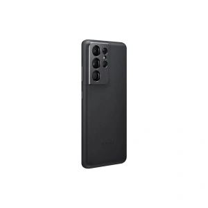 Buy Samsung Galaxy S21 Ultra EF-VG998LB black Leather Cover - SMG356BLK - {ean13} - Home Screen Store Europe