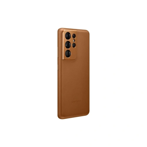 Kup Etui Samsung Galaxy S21 Ultra EF-VG998LA brązowy/brown Leather Cover - SMG355BR - {ean13} - Sklep Home Screen