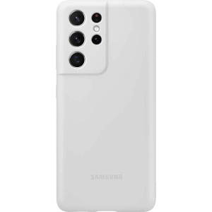 Buy Samsung Galaxy S21 Ultra EF-PG998TJ light gray Silicone Cover - SMG338GRY - {ean13} - Home Screen Store Europe