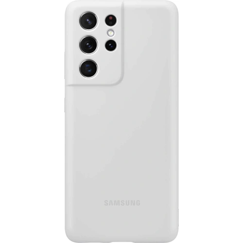 Buy Samsung Galaxy S21 Ultra EF-PG998TJ light gray Silicone Cover - SMG338GRY - {ean13} - Home Screen Store Europe